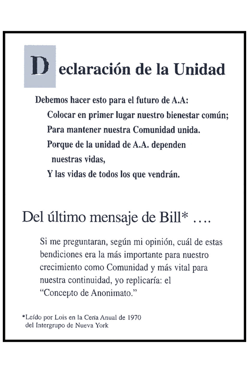 Tarjetas Tamaño Billetera: Responsabilidad