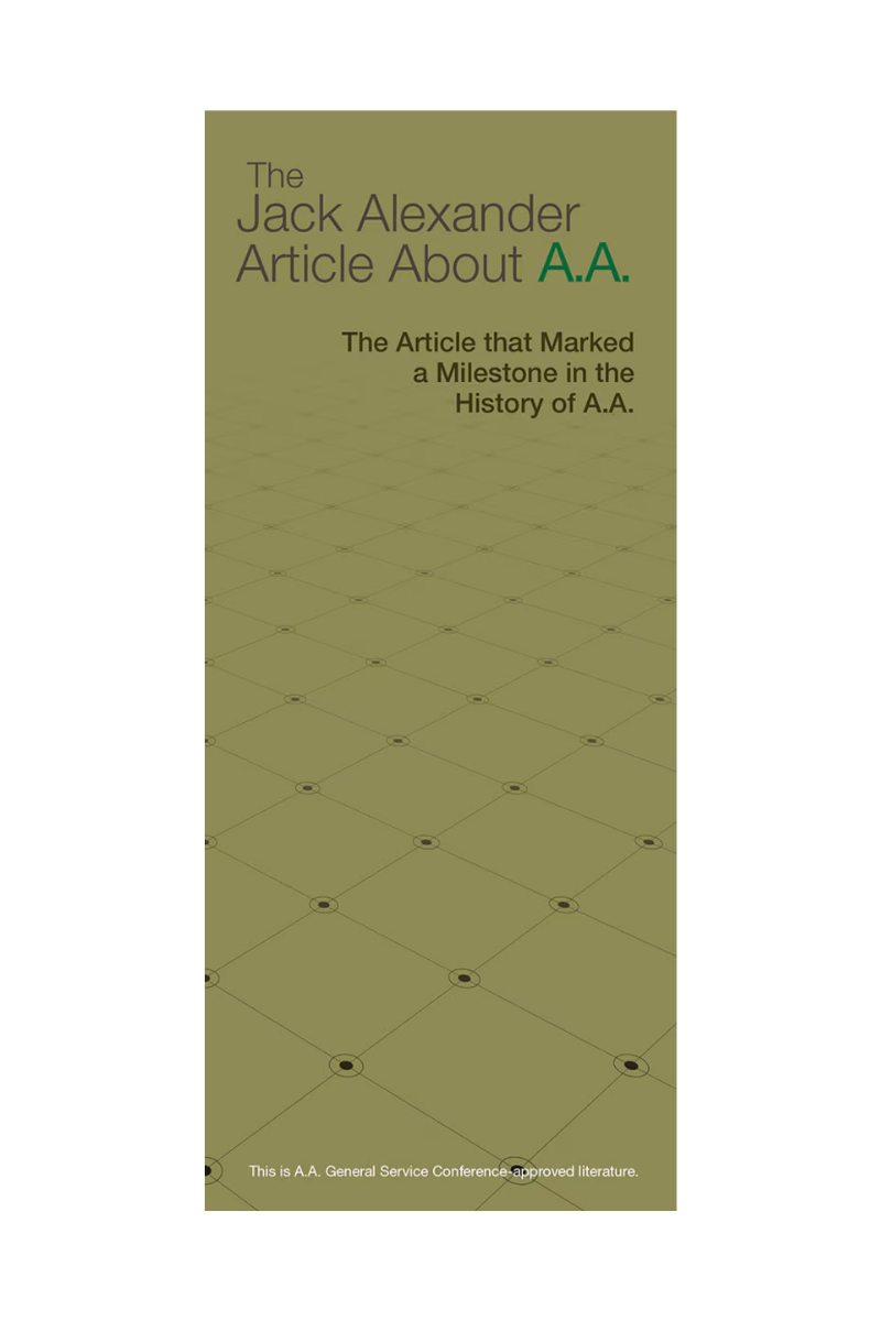 The Jack Alexander Article About A.A.