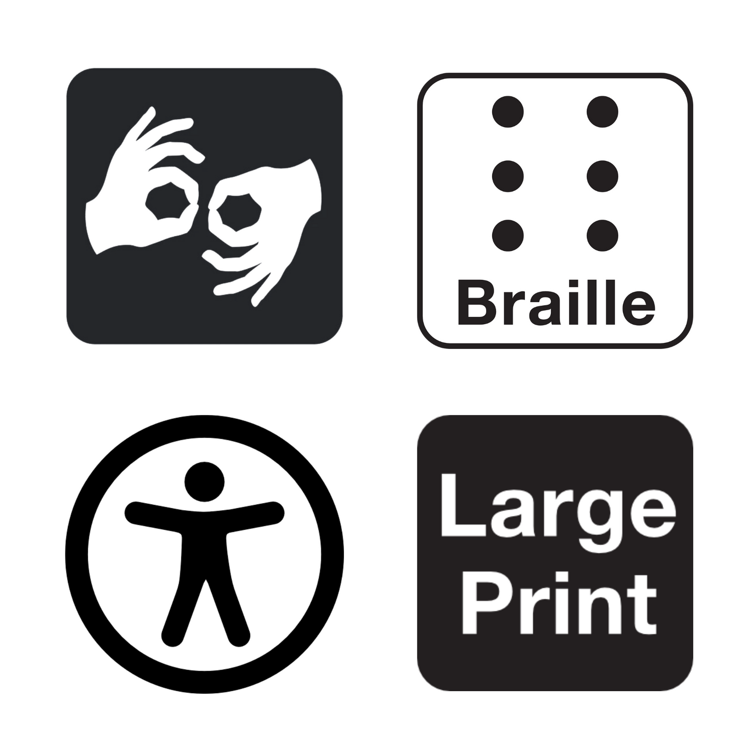 Accessibility and Large Print Materials