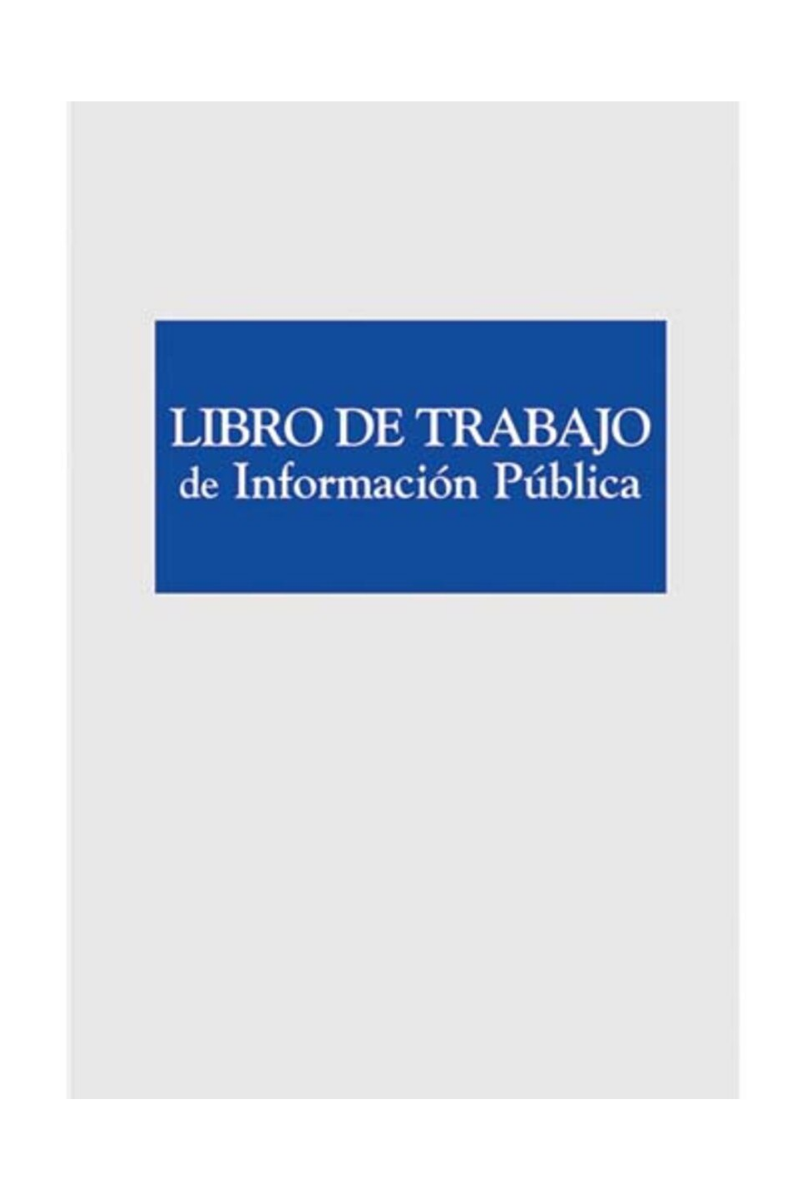 Libro de Trabajo de Informacion Publica