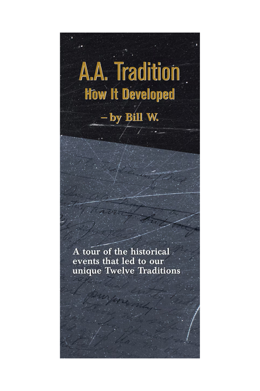 A.A. Tradition - How It Developed