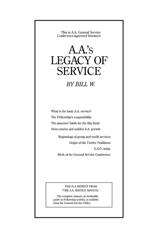 A.A.’s Legacy of Service