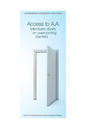 Access to A.A.
