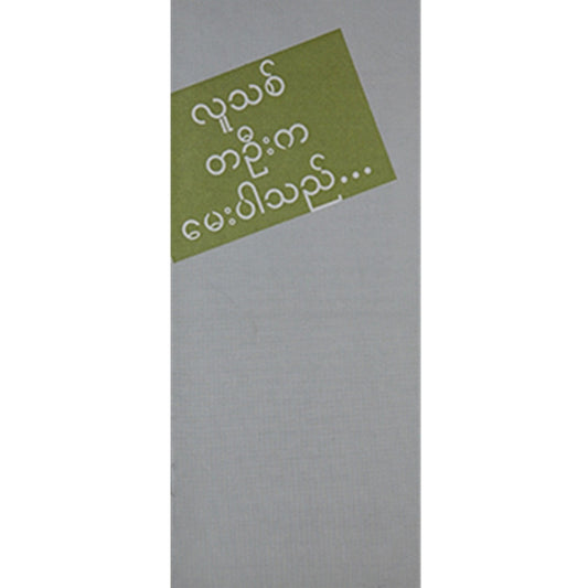 Burmese - A Newcomer Asks