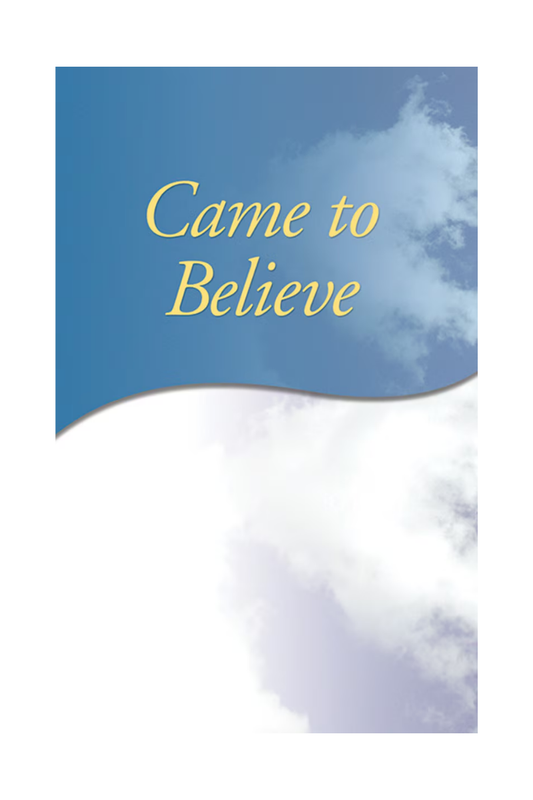 Came To Believe