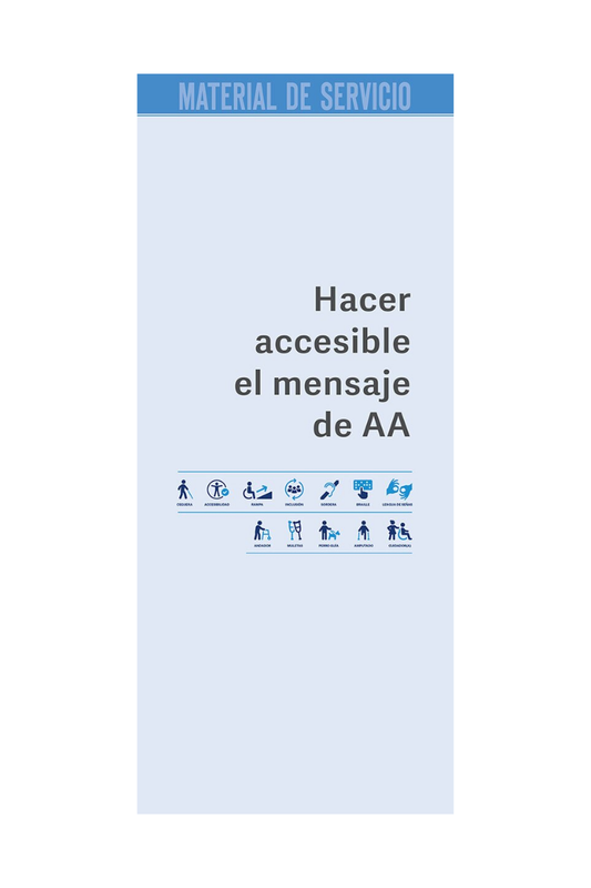 Hacer accesible el mensaje de AA (GRATIS)