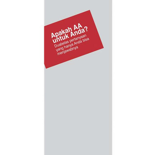 Indonesian - Is A.A. for You?