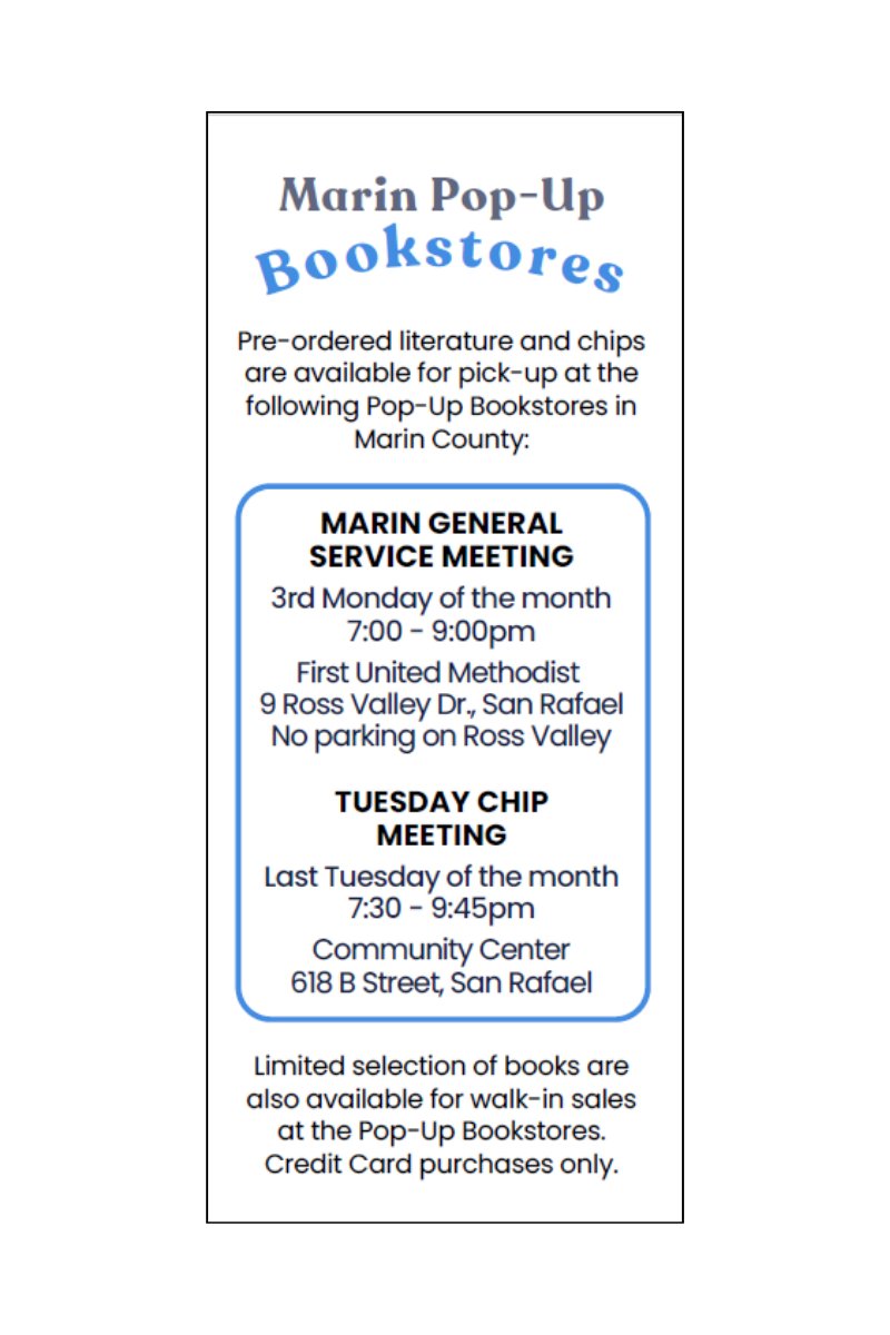 Central Office and Pop-Up Bookstores Rack Card (FREE)