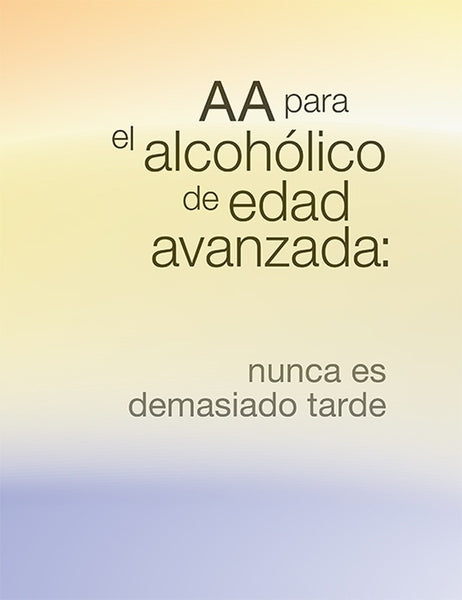 A.A. para el Alcohólico de Edad Avanzada