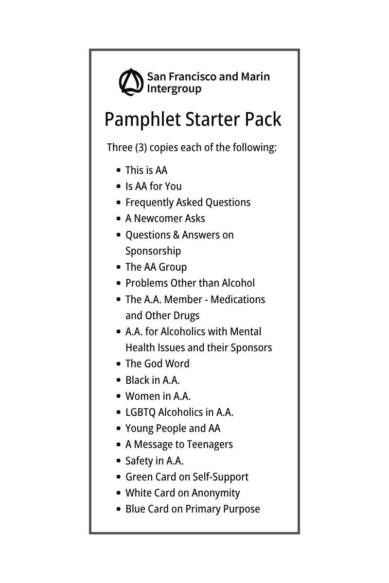 Pamphlet Starter Pack