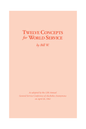 Twelve Concepts for World Service (Booklet)