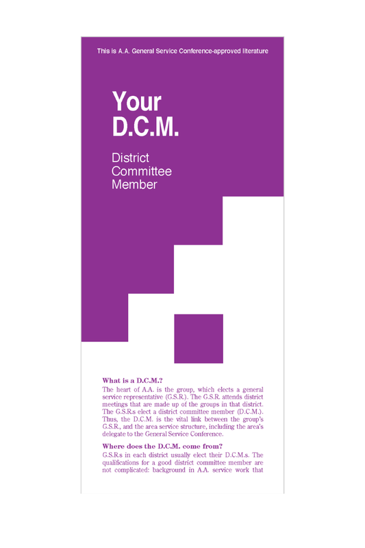 Your DCM - District Committee Member