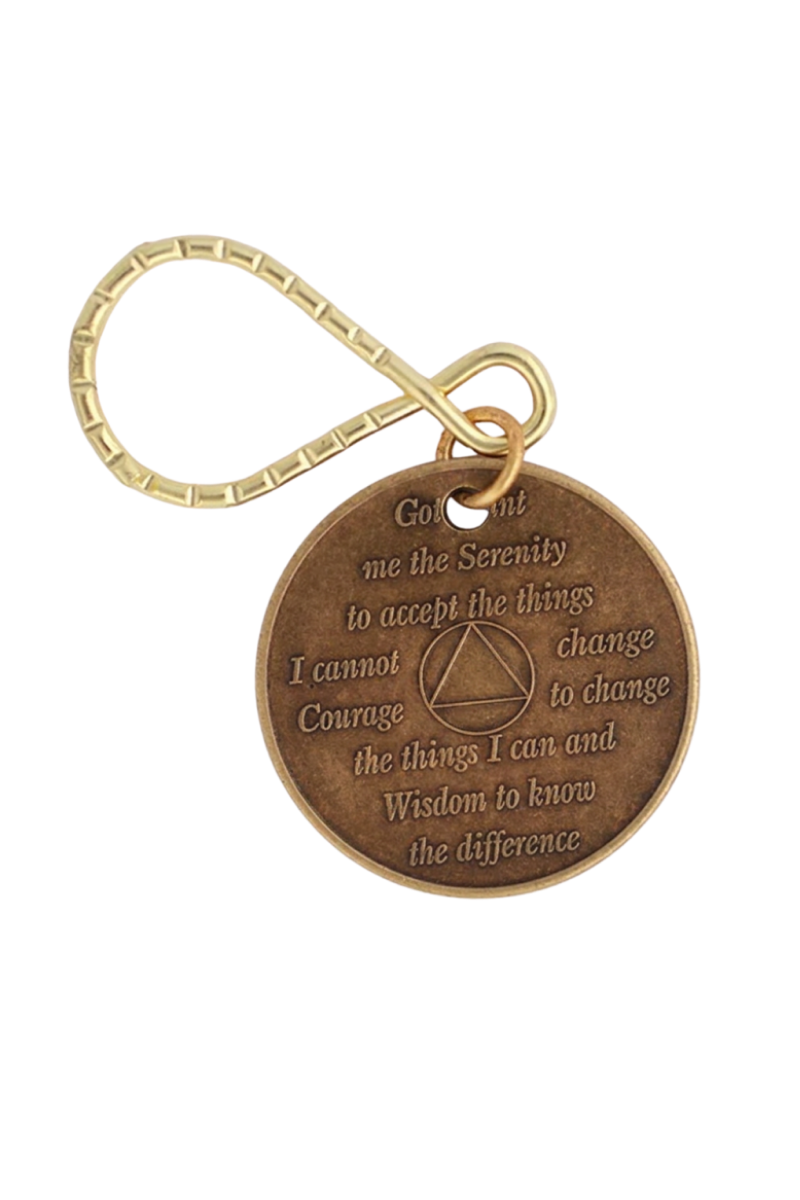 Bronze Month Key Tags - Classic or Crystalized  - Special Order