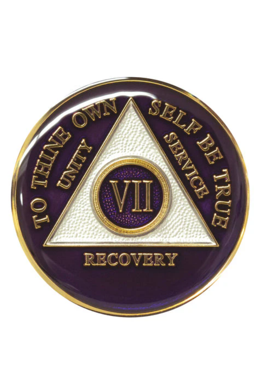 Triplate Medallions - Purple