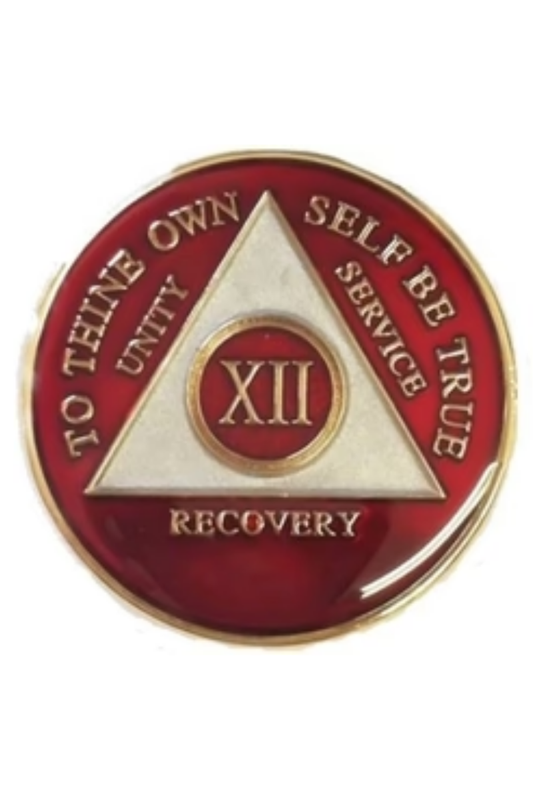 Triplate Medallions - Red