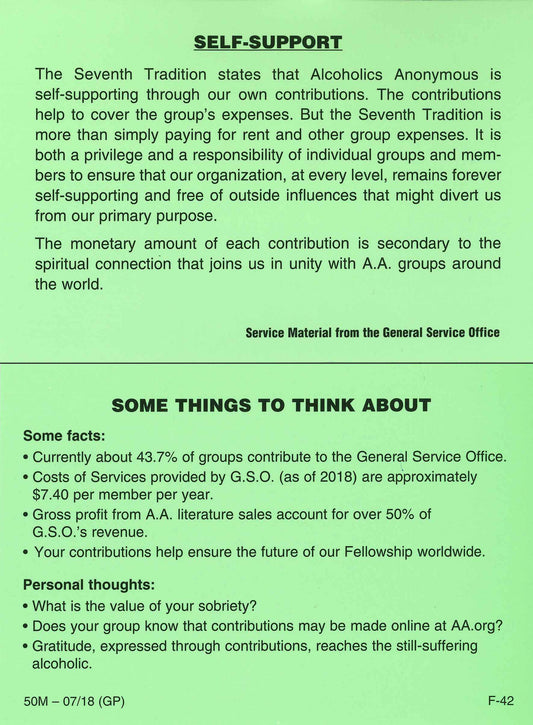 Self-Support Card